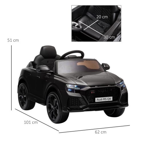 HOMCOM Audi RS Q8 Licensed Electric Car for Kids, 6V Kids