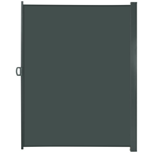 Outsunny Retractable Sun Side Awning Screen Fence Patio Garden Wall Balcony Screening Panel Outdoor Blind Privacy Divider (3x2M, Grey)