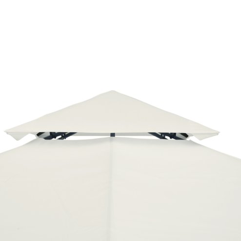 Outsunny 3 x 3(m) Gazebo Canopy Replacement Cover 2-Tier Roof Top Spare Part (TOP COVER ONLY)