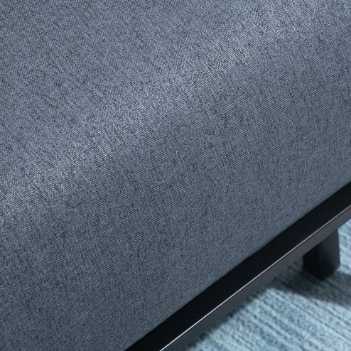 HOMCOM Linen Chair Bed, 3-in-1 Convertible Sleeper Chair with Adjustable Backrest, Pillow, for Living Room, Bedroom