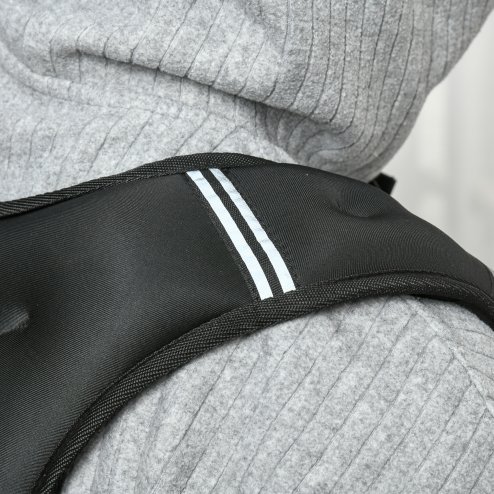 HOMCOM 10KG Weighted Vest, Running Weight Vest with Adjustable Straps, Convenient Pocket and Reflective Strips, for Men and Women Cardio Exercise Strength Training Workout