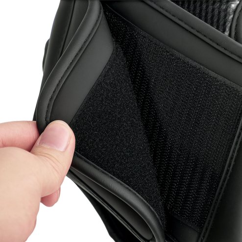 SPORTNOW Boxing Headguard, Boxing Headgear Helmet with Adjustable Strap for Full Face Protection for Kickboxing, Sparring, Martial Arts, Karate, Taekwondo, Red/Black