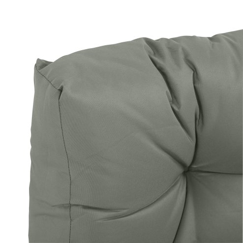 Outsunny 2Pcs Garden Tufted Pallet Cushion Seat Pad, Back Cushion Patio for Indoor Outdoor Use, 120L x 80W x 12Hcm, Grey