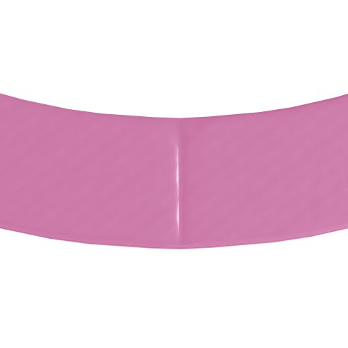 SPORTNOW 8FT Trampoline Spring Cover, Plastic Trampoline Pad Replacement with Elastic Cord, Waterproof, UV Resistant and Tear-Resistant, Pink