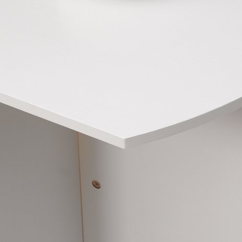 HOMCOM Foldable Dining Table, Modern Drop Leaf Table for Kitchen, Dining Room and Living Room