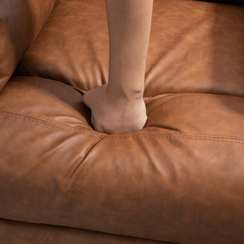 HOMCOM Power Lift Recliner Chair, Electric Lift Chair for Elderly, Overstuffed Faux Leather Riser and Reclining Armchair with Remote Control, Side Pockets, for Living Room, Brown