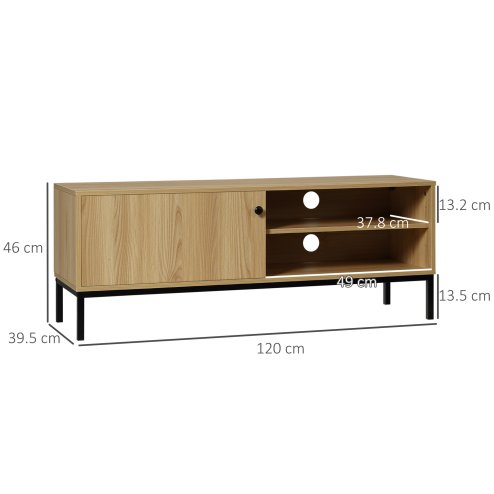 HOMCOM TV Stand Cabinet for TVs up to 50