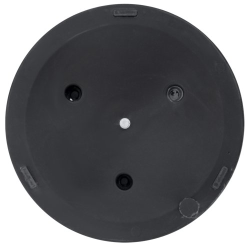 Outsunny 14kg Round Cement Parasol Base Umbrella Weight Stand Holder Fits 35mm, 38mm, 48mm Pole for Patio Outdoor Garden - Black