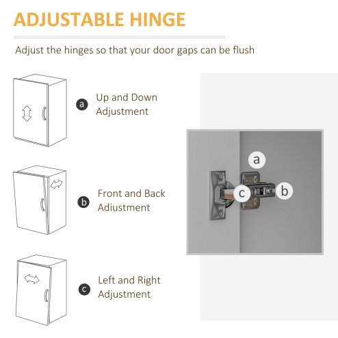 HOMCOM Lateral Office Storage Cabinet on Wheels, 5-Drawers Cabinet with Door and Adjustable Shelf for Home Office, White