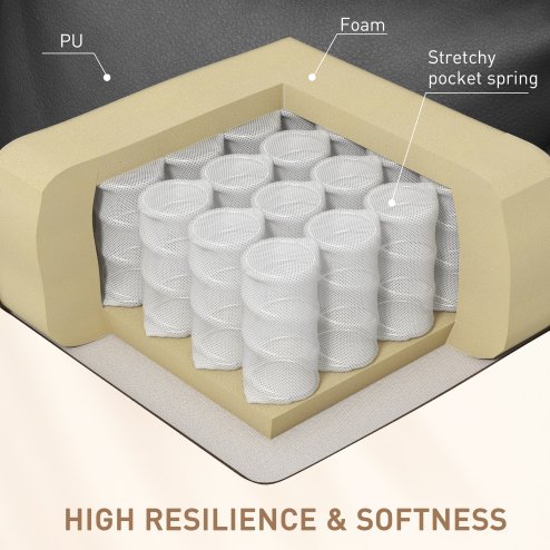 HOMCOM Recliner Chair, Recliner Massage Rocker Chair with 360° Rotate, 165° Reclining Function, Adjustable Footrest, Swivel Armchair Single Sofa for Living Room with Drink Holders, Side Pockets, Black