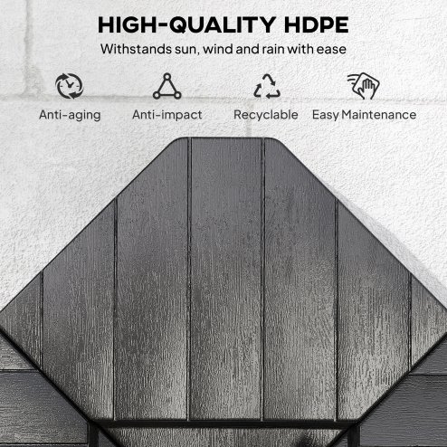 Outsunny Umbrella Weights for Cantilever Parasols, Set of 4 Heavy Duty Parasol Base Stand Weights, 80kg Sand or 60kg Water Filled, Black