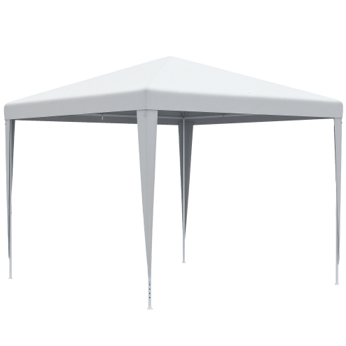 Outsunny 2.7m x 2.7m Garden Gazebo Marquee Party Tent Wedding Canopy Outdoor(White)