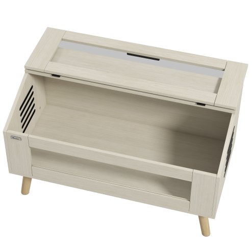 PawHut 140L Reptile Vivarium Terrarium with Tempered Glass Windows, Openable Top for Snake Lizards, Horned Frogs, Chameleons, Hamsters, Gerbils, 100 x 50 x 60cm