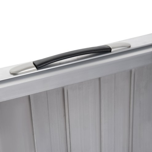 HOMCOM  Folding Aluminum Wheelchair Ramp Scooter Portable Mobility Assist Suitcase Access Aid Disabled