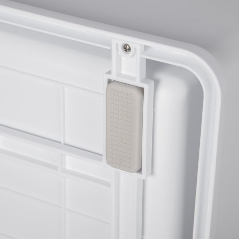 PawHut Cat Litter Tray with Hood Enclosed Cat Litter Box Pet Toilet w/ Lid, Scoop, Front Entry, 47.5 x 35.5 x 36.7cm - Grey