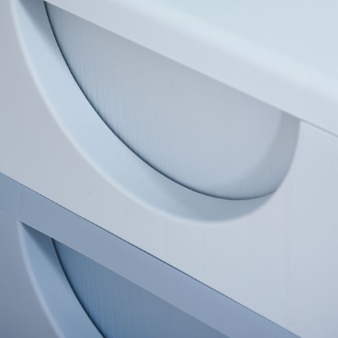 HOMCOM Kids Storage Units with 3 Drawers 3 Tier Chest Vertical Dresser Tower Toy Organiser for Nursery Playroom Kindergarten 