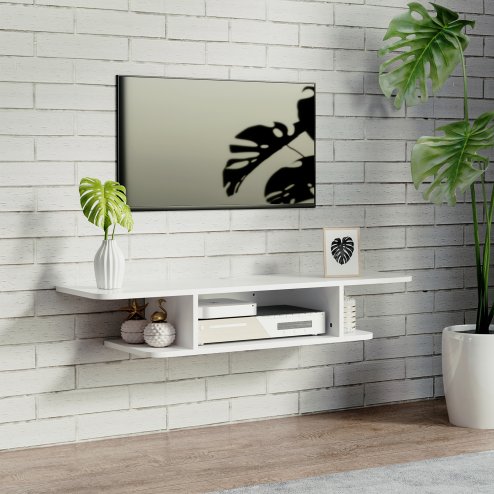 HOMCOM Floating TV Unit Stand for TVs up to 40