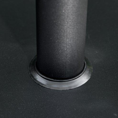 Outsunny 11kg Square Parasol Base, Concrete Umbrella Base, Cement Weight Stand Holder for Outdoor, Patio, Garden, Black