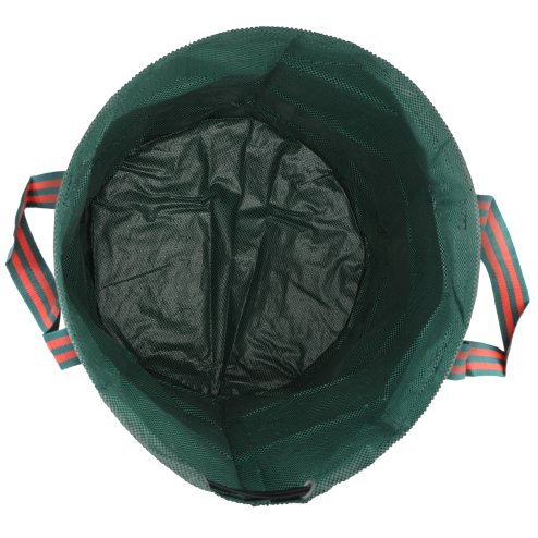 Outsunny Garden Waste Bags, 300L x 3 Heavy Duty Garden Bags, Foldable and Reusable Waste Sacks with Handles for Loading Leaf, Trash, Debris, Green