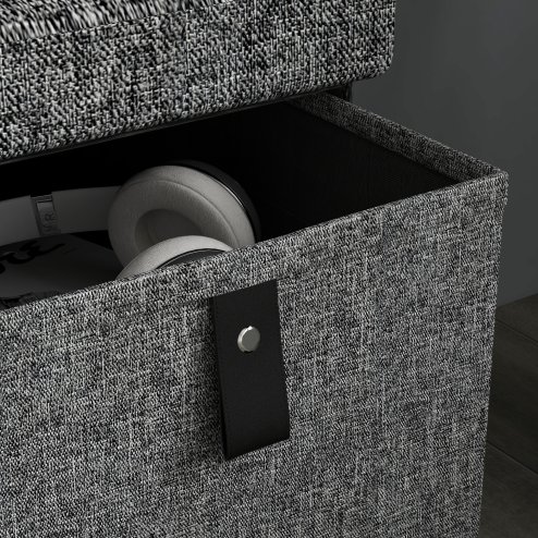 HOMCOM Shoe Bench with Seat, Shoe Storage Bench with Cushion and 6 Fabric Drawers for Entryway, Hallway, Living Room, Bedroom