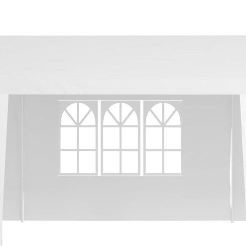 Outsunny Garden Gazebo Marquee Party Wedding Tent Canopy (9m x 3m) - White