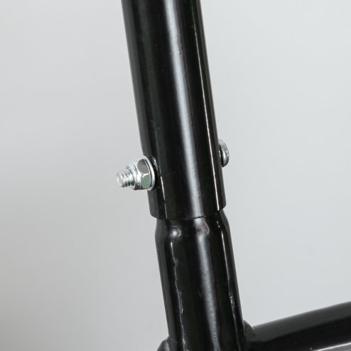 Outsunny Combination Push/Tow Lawn Roller Filled with 38L Sand (62kg) or Water, Great for the Garden 32 x 50cm Roller, Black