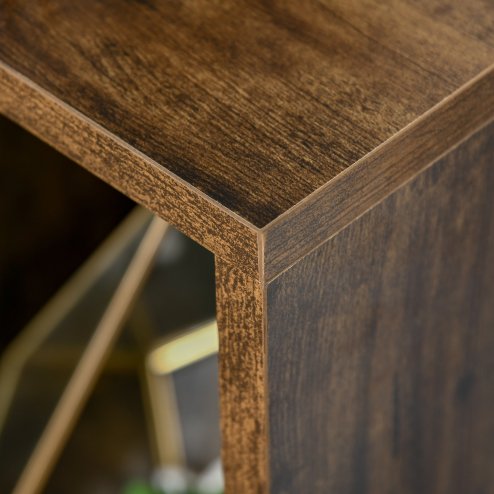 HOMCOM 3 Tier Bookshelf, Modern Cube Bookcase with 7 Open Storage Compartments, Freestanding Display Storage Unit for Living Room, Bedroom, Study