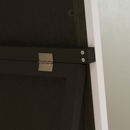 HOMCOM Full Length Mirror, 163 x 53 cm Full Body Mirror with Frame, Free Standing, Hanging or Leaning Against Wall for Bedroom, Living Room, Grey Wood Effect