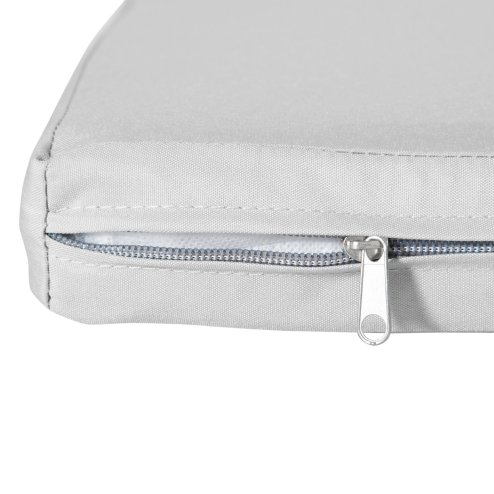 Outsunny Outdoor Seat Cushion Pads for Rattan Furniture, 3 PCs Garden Furniture Cushions, Grey