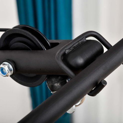 HOMCOM Multi Gym Workout Station, 45Kg Weight Stack Training System, Full Body Fitness for Home Gym, Black