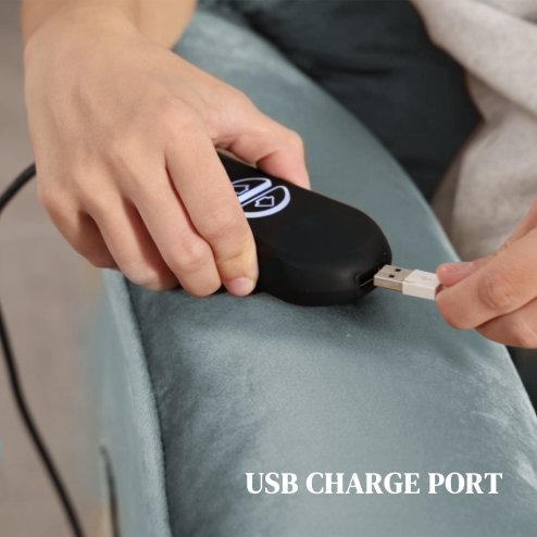 HOMCOM Power Lift Recliner Chair for Elderly, Velvet Fabric Electric Riser and Recliner Armchair for Living Room with Remote Control, USB Port and 2 Side Pockets, Dark Grey