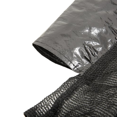 HOMCOM 13ft Trampoline Net Replacement Safety Net Enclosure Net Spare w/ 8 Poles