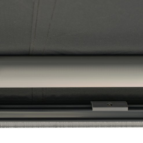 Outsunny 3 x 2.5m Electric Awning with Remote Controller, Aluminium Frame DIY Retractable Awning, UV50+ Sun Shade Canopy for Garden Patio Deck Door Window, Grey