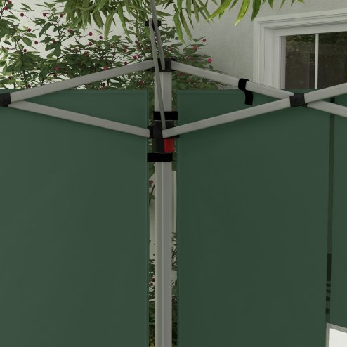 Outsunny Gazebo Side Panels with Window for 3x3(m) or 3x4m Pop Up Gazebo, 2 Pack Sides Replacement, Green