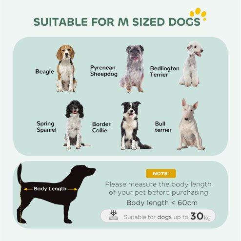 PawHut Dog Crate, Folding Metal Dog Cage with Two Doors, Tray, Soft Cushion, for Large Dogs, 91 x 62 x 68 cm, Black