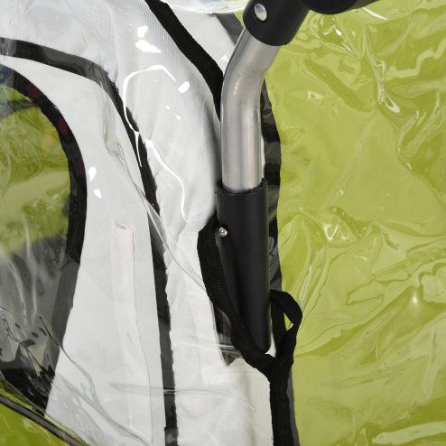 HOMCOM Baby Bike Trailer Cover, Waterproof Bicycle Trailer Storage Cover, Anti Dust Rain Snow, Cold Wind, 76 x 61 x 61 cm