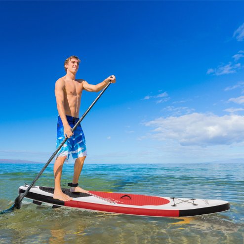 Outsunny Inflatable Stand Up Paddle Board, 10' x 30