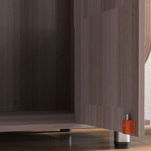 PawHut Dog Crate Furniture End Table, Pet Kennel for Extra Large Dogs with Magnetic Door Indoor Animal Cage, Purple, 114 x 60 x 82 cm