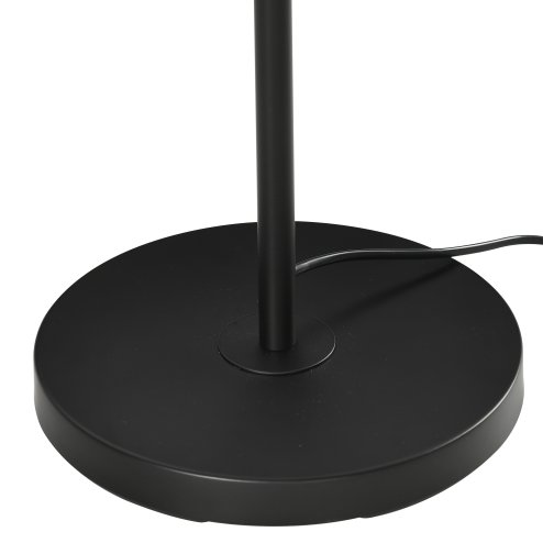 HOMCOM Farmhouse Wicker Floor Lamp, Standing Lamp with Hand Woven Rattan Lampshade, Lamps for Living Room, Bedroom, Bulb not Included, Natural