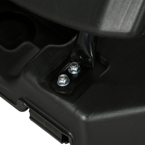 SPORTNOW Basketball Hoop Outdoor, Height Adjustable Basketball Hoop and Stand with Weighted Base, Portable on Wheels, 2.4-2.9m, Black