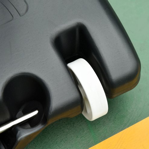 HOMCOM Basketball Hoop Outdoor, Portable Basketball Hoop and Stand with Weighted Base, Portable on Wheels, 1.55-2.1m, for Teens, Juniors, Adults, White