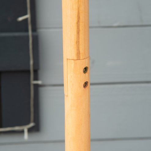 PawHut Wooden Bird Table Free Standing Feeder Garden Sheltered Feeding Station Parrot Stand Birdhouse 40x113cm