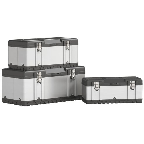 HOMCOM 3 Pieces Tool Box Set, 23