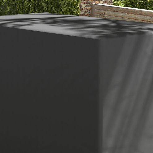 Outsunny Oxford Patio 3-seater Swing Chair Cover Outdoor Garden Furniture Rain Protection Protector Waterproof Anti-UV, 240L x 133W x 185H cm, Dark Grey