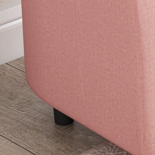 AIYAPLAY Kids Sofa Set, Toddler Chair with Footrest, Single Seater Kids Armchair for Playroom Bedroom, Pink