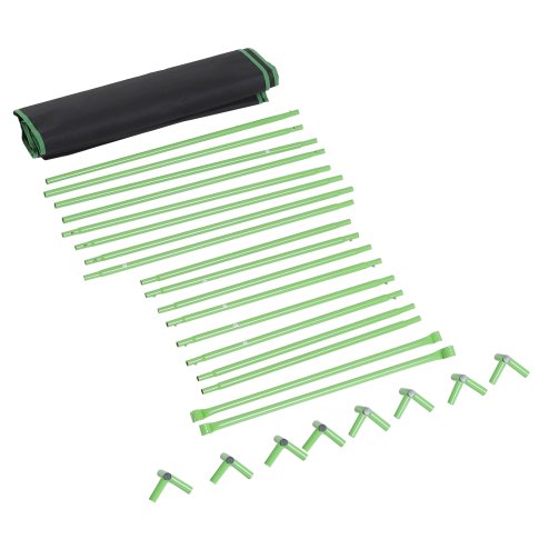 Outsunny Grow Tent Reflective Mylar Hydroponic with Adjustable Vents and Floor Tray for Indoor Plant Growing, 60 x 60 x 140 cm (24.5