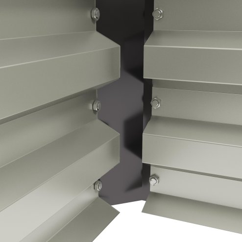 Outsunny Set of 2 Raised Garden Bed, Outdoor Planter Box with Galvanised Steel Frame for Growing Vegetables, Flowers and Herbs, 110 x 50 x 30cm, Dark Grey