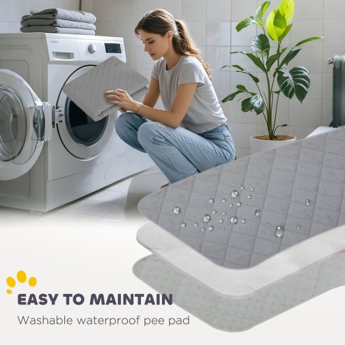 PawHut Whelping Box for Dogs and Puppies, 4 Panel Whelping Pen with Washable Whelping Pad, Wind-Resistant Cloth, Lockable Door, Dog Playpen for Indoor, Outdoor, for Small and Medium Breeds