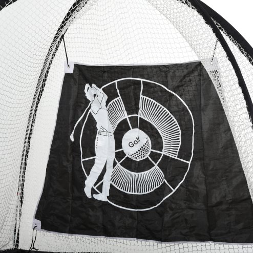 HOMCOM 2M Golf Hitting Practice Net Target Cloth For Backyard Garden Indoor & Outdoor Driving Range Chipping Net with Carry Bag for Sports Training