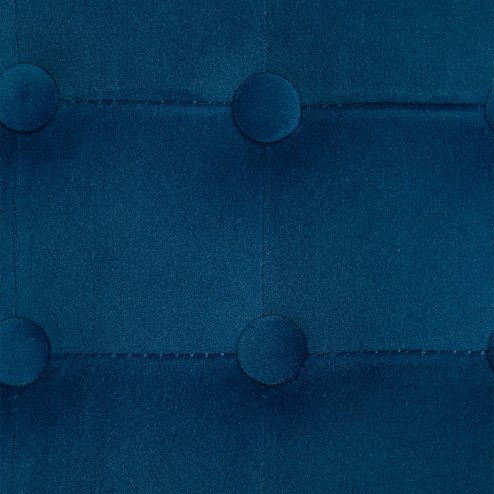 HOMCOM Small Footstool Ottoman, Velvet Footrest, Square Foot Stool with Rubber Wood Legs and Padded Seat for Living Room, Bedroom, Entryway, 35 x 35 x 35cm